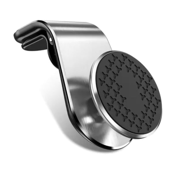 Universal L-formet magnetisk biltelefonholder - Sølv Silver grey