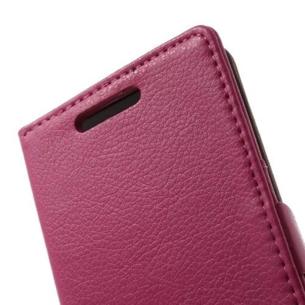 Wall Street (Pink) Sony Xperia M2 Læder Flip Etui Pink