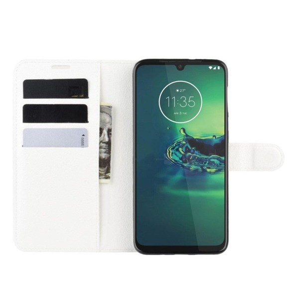 Classic Motorola Moto G8 Plus etui – Hvid White