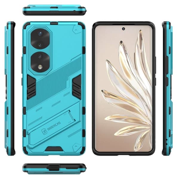 Støtsikkert hybriddeksel for Honor 70 Pro - Babyblå Blue