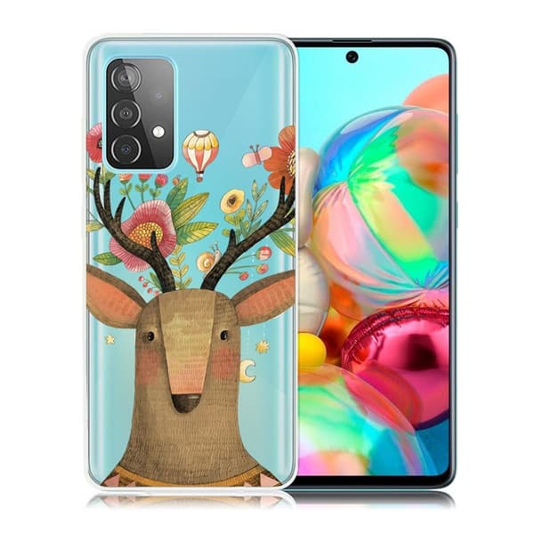 Deco Samsung Galaxy A72 5G kotelot - Hirvi Brown