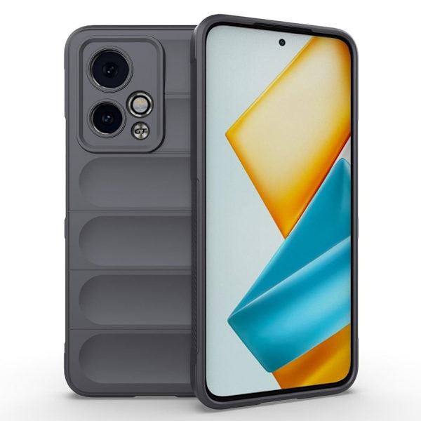 Blødt grebsformet Honor 90 GT cover - Mørkegrå Silver grey
