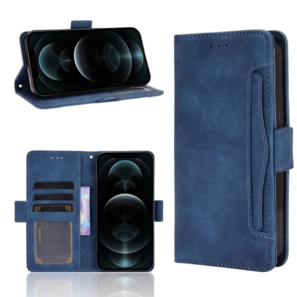 Moderni Nahkalaukku For iPhone 13 Pro - Sininen Blue