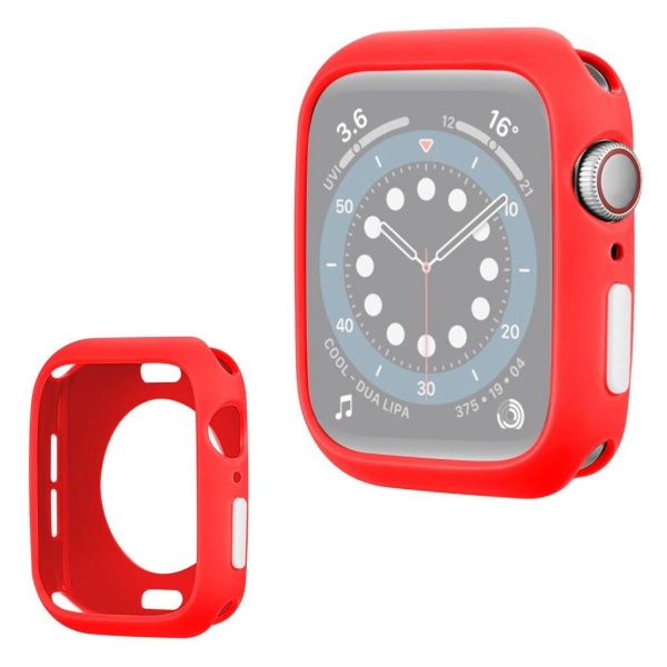 Apple Watch Series 6 / 5 40mm candy color silicone frame - Red / Red