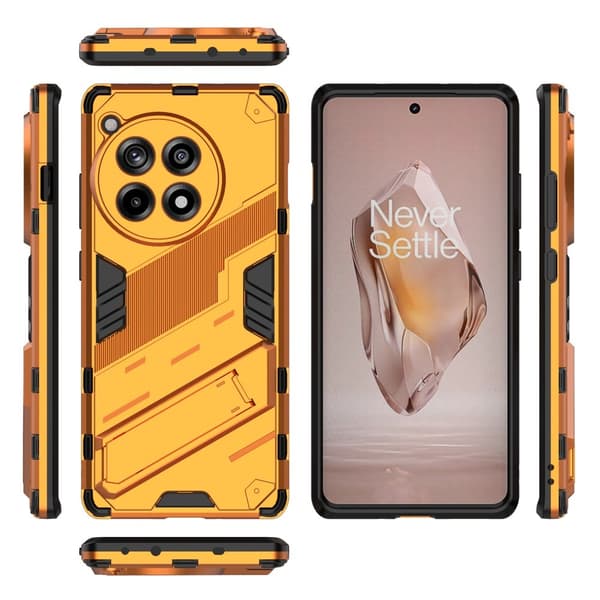 Stødsikkert moderne OnePlus Ace 3 / OnePlus 12R hybridcover - Orange Orange