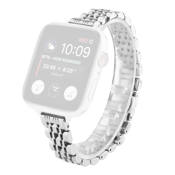 Apple Watch Series 6 / 5 40 mm utsøkt klokkerem i rustfritt stål - Sølv Silver grey
