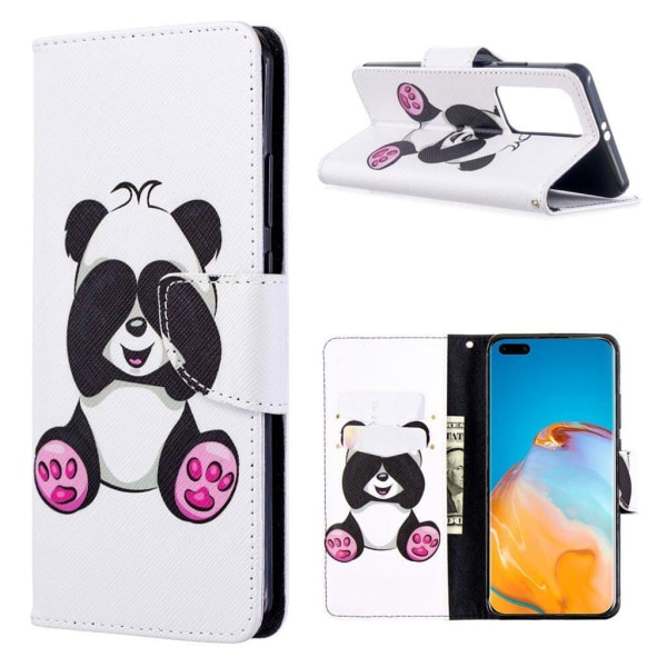 Wonderland Huawei P40 Pro etui - Sød Panda White