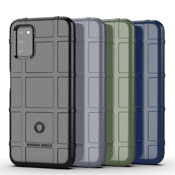 Rugged Shield Suojakotelo Samsung Galaxy A03s - Musta Black