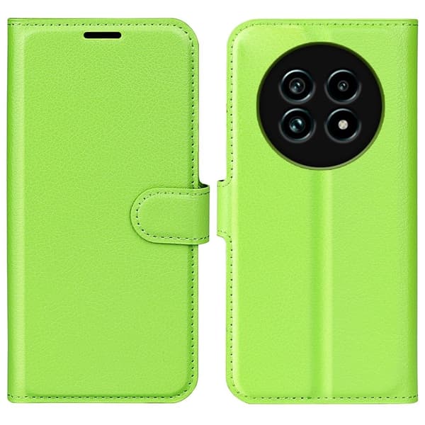 Classic Realme 13 Pro 5G flip kuoret - Vihreä Green