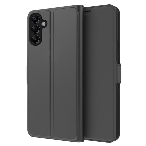 Smidigt och tunt PU-läder Samsung Galaxy A14 fodral - Svart Svart