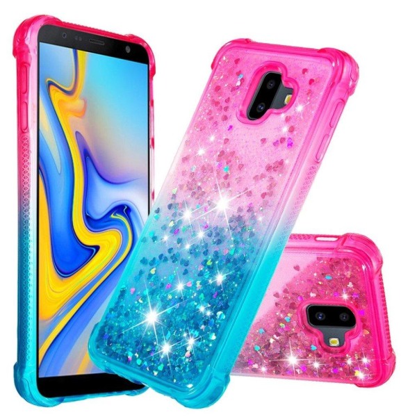 Samsung Galaxy J6 Plus (2018) gradueret cover - lyserød / lilla Multicolor