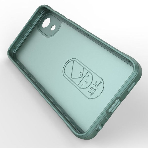 Blødt grebsformet cover til Samsung Galaxy A03 Core - Grøn Green