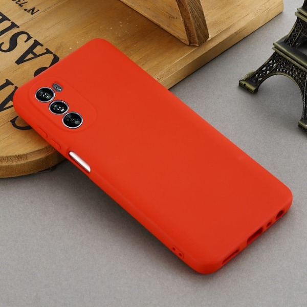 Matta nestesilikoninen kuori Motorola Moto G62 5G - Punainen Red