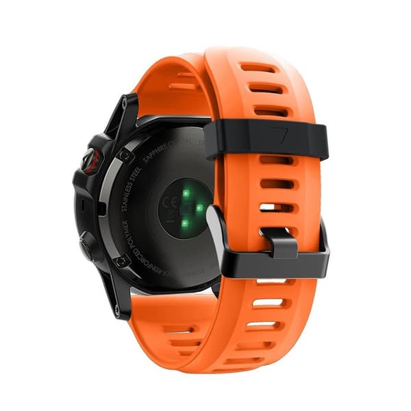 Garmin Fenix 5X / Fenix 3 silikon klockarmband - Orange Orange