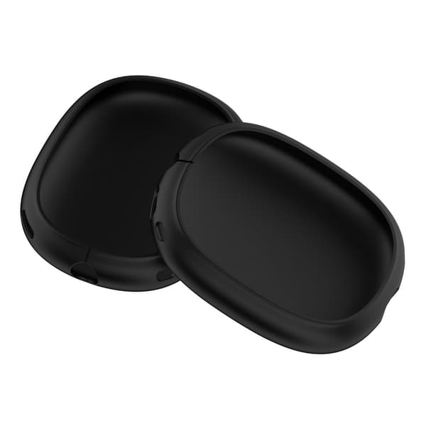 Silikoneetui til AirPods Max 2 Bluetooth-headset Anti-ridse ørepude Blød skalbeskyttelse - Sort Black