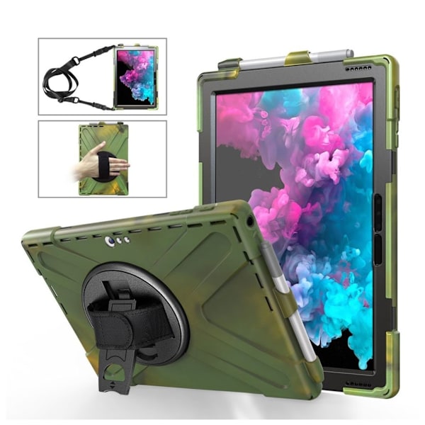 Microsoft Surface Pro 6 X-Form Kombo Etui - Militærgrønn Green
