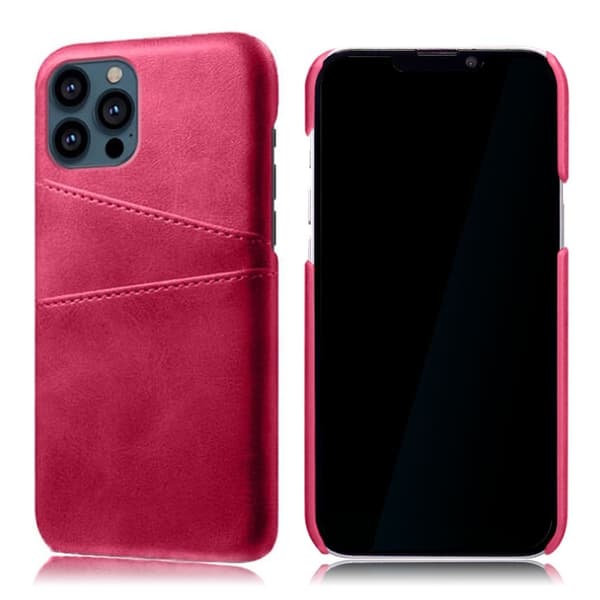 Dual Card iPhone 13 Pro deksel - Rose Pink