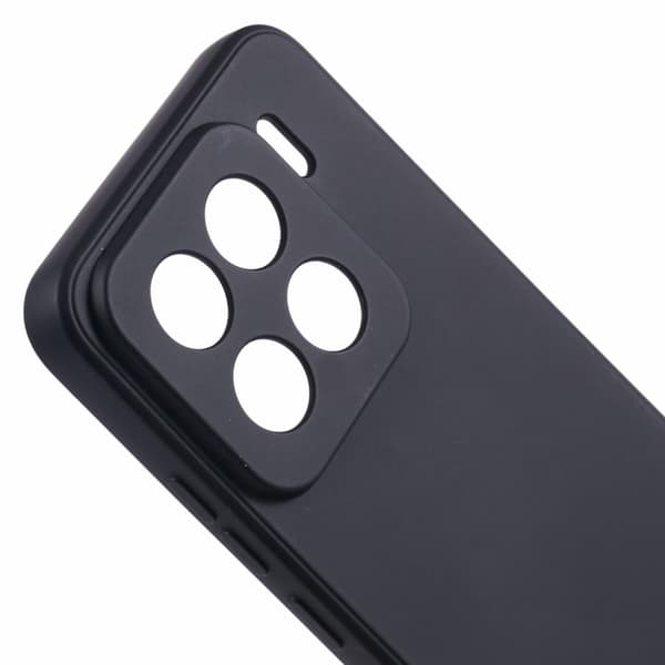 Mikrofiberforet blødt gummi Xiaomi 15 Pro cover - Sort Black