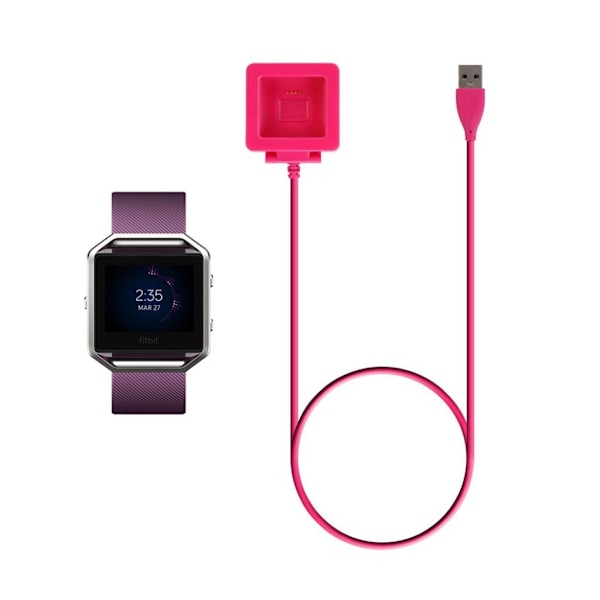 Fitbit Blaze Färgad laddar kabel - Rosa Rosa