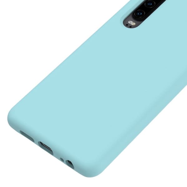Huawei P30 enkelt silikonskal - Turkos Grön