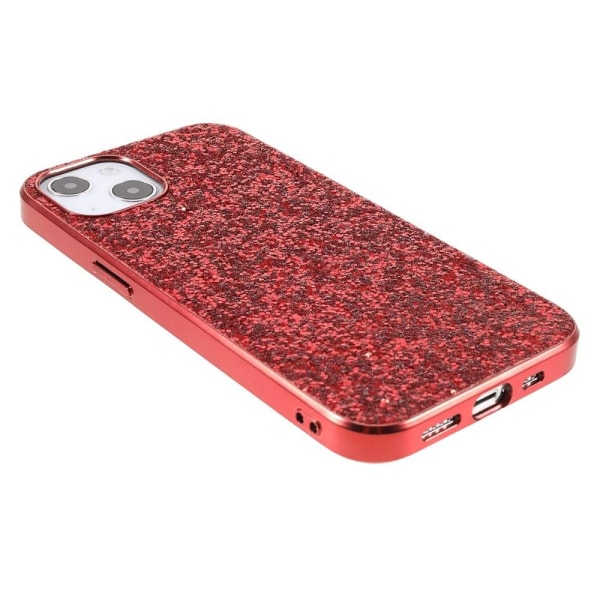 Glitter iPhone 13 Suojakotelo - Punainen Red