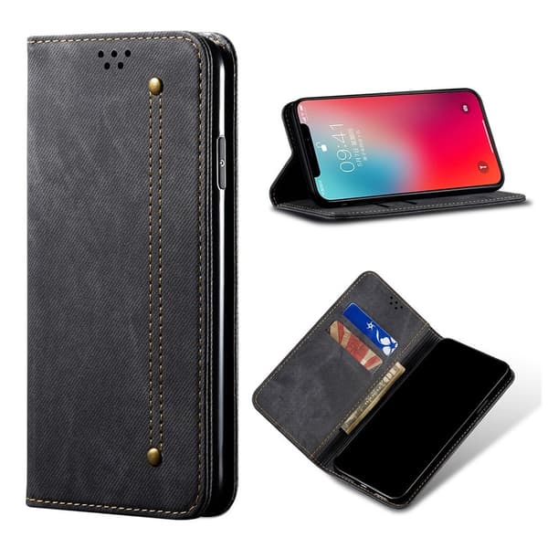 Jeans iPhone 12 Pro / iPhone 12 fodral - Svart Svart