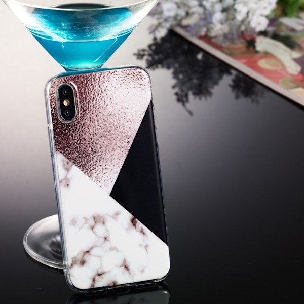 Marmormotiv iPhone Xs Max skal - Stil I multifärg