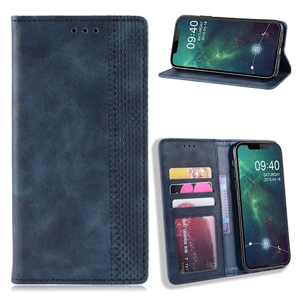 Bofink Vintage iPhone 12 Pro Max kotelot - Sininen Blue