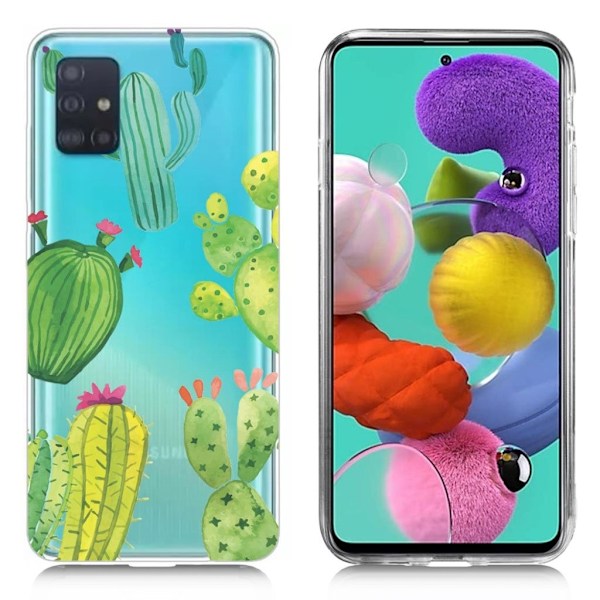Deco Samsung Galaxy A51 skal - Kaktus Grön