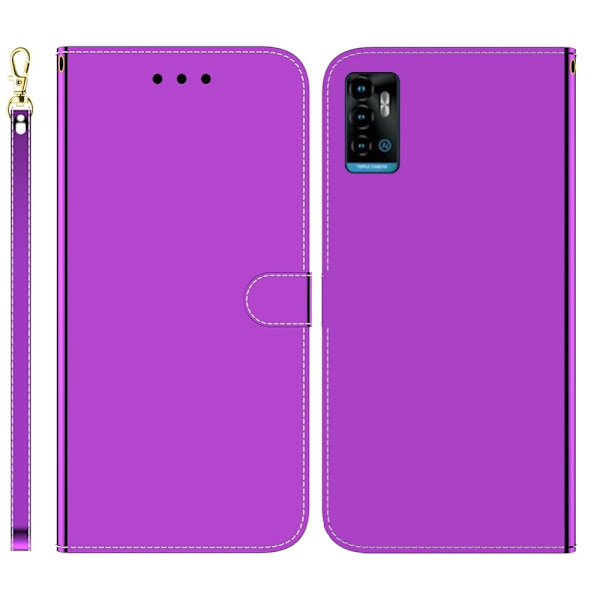 Mirror ZTE Blade A72 / ZTE V40 Vita flip case - Violetti Purple