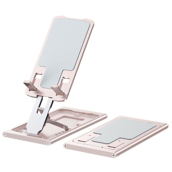 Universal aluminum alloy foldable phone holder - Pink Pink