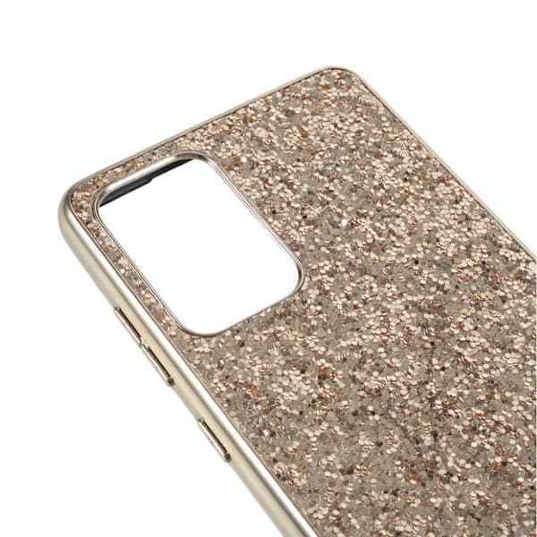 Glitter Samsung Galaxy A52 5G Etui - Gull Gold