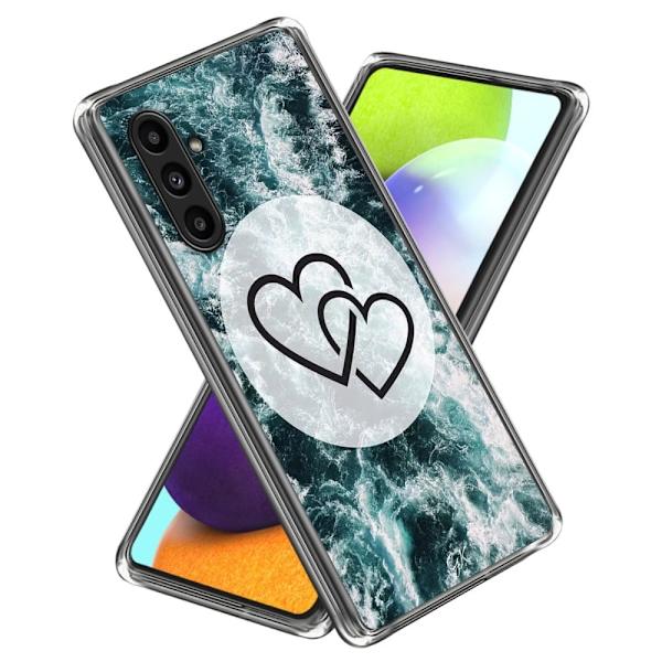 Deco Samsung Galaxy A14 deksel - Hjerte Til Hjerte Blue