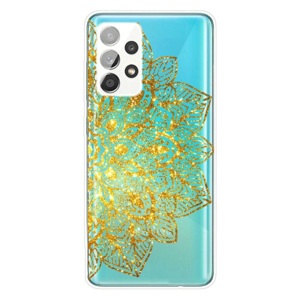 Glitter Samsung Galaxy A33 5G cover - Gyldne Glitterblade Gold