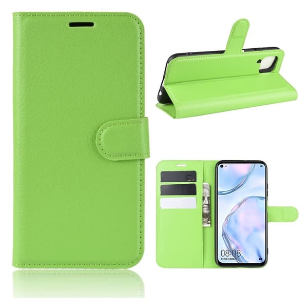 Classic Huawei P40 Lite / Nova 6 SE etui - Grøn Green