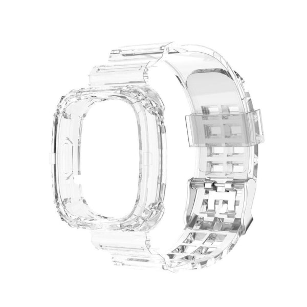 Fitbit Versa 3 / Sense transparent silikon klockarmband - transp Transparent