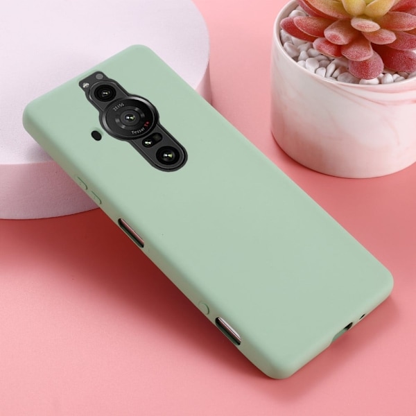 Matta nestesilikoninen kuori Sony Xperia Pro-I - Vihreä Green