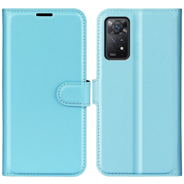 Klassisk Xiaomi Redmi Note 11S 5G / Xiaomi Redmi Note 11 Pro flip etui - Blå Blue