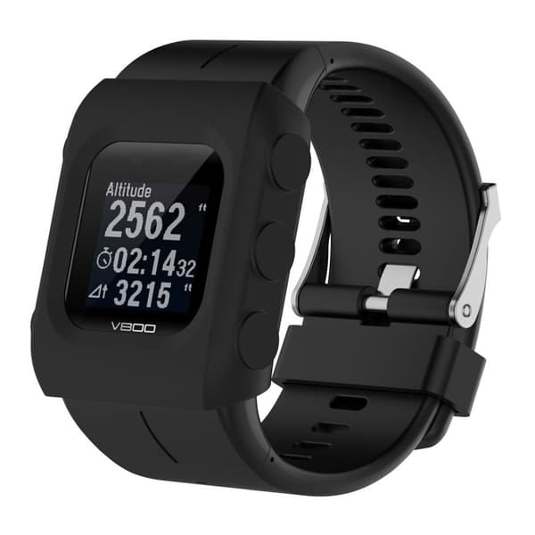 Polar V800 Enfärgad silikon ram - Svart Svart