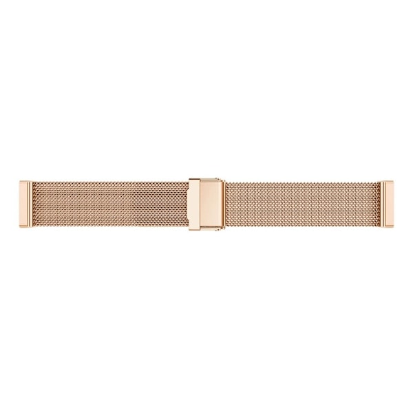 Fitbit Sense 2 / Versa 4 klockarmband i rostfritt stål - Roséguld Rosa