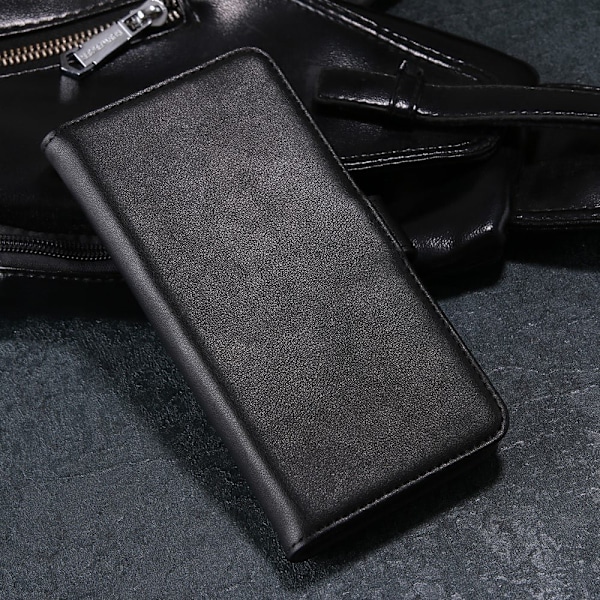 Huawei Honor 9 design nahkakotelo - Musta Black