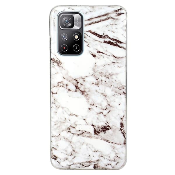 Marmormotiv Xiaomi Redmi Note 11T 5G / Xiaomi Redmi Note 11S 5G skal - Vit Vit