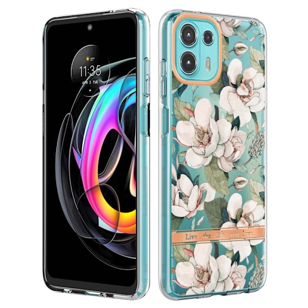 Supertunt och tåligt mjukfodral för Motorola Edge 20 Lite - Grön Gardenia Grön