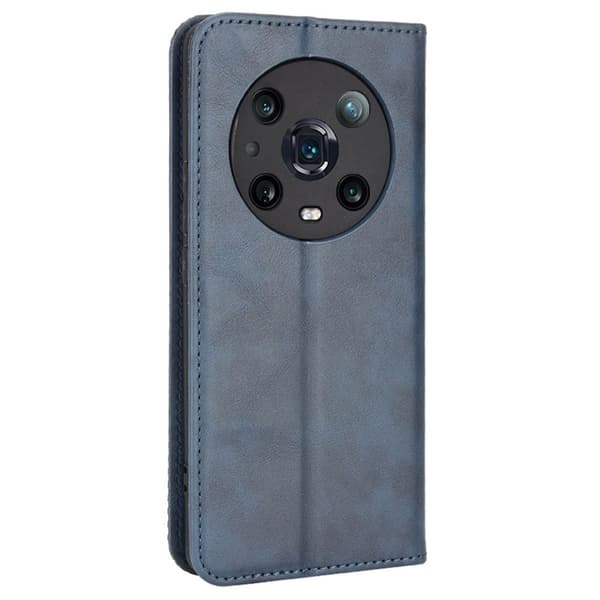 Bofink Vintage Honor Magic4 Pro nahkakotelo - Sininen Blue