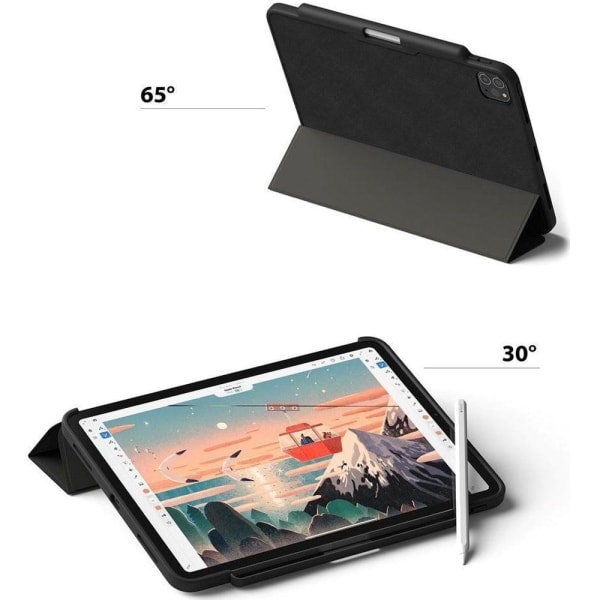 Ringke Smart Suojakotelo iPad Pro 2020 12.9inch - Musta Black