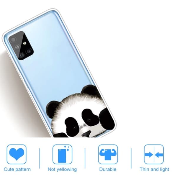 Deco Samsung Galaxy A31 deksel - Panda Multicolor