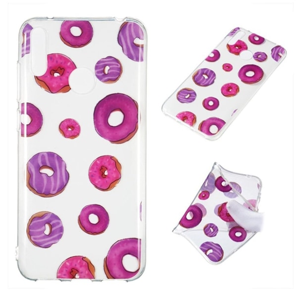 Huawei Y7 2019 mønstret etui - Donuts Multicolor