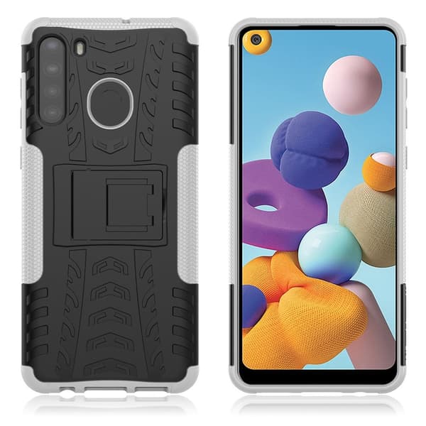 Offroad Samsung Galaxy A21 skal - Vit Vit