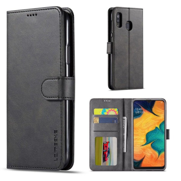 LC.IMEEKE Samsung Galaxy A20e Flip kotelot - Musta Black