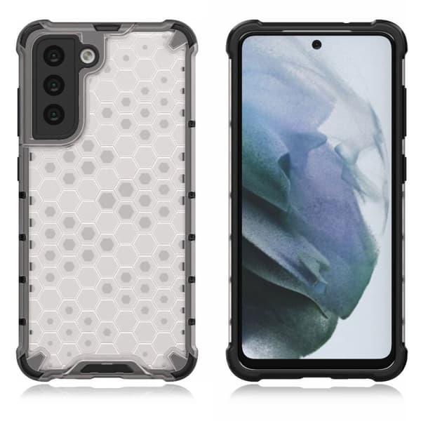 Bofink Honeycomb Samsung Galaxy S21 FE Etui - Hvid White
